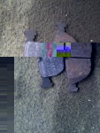 tohle neni porovnání přední a zadní destičky :)